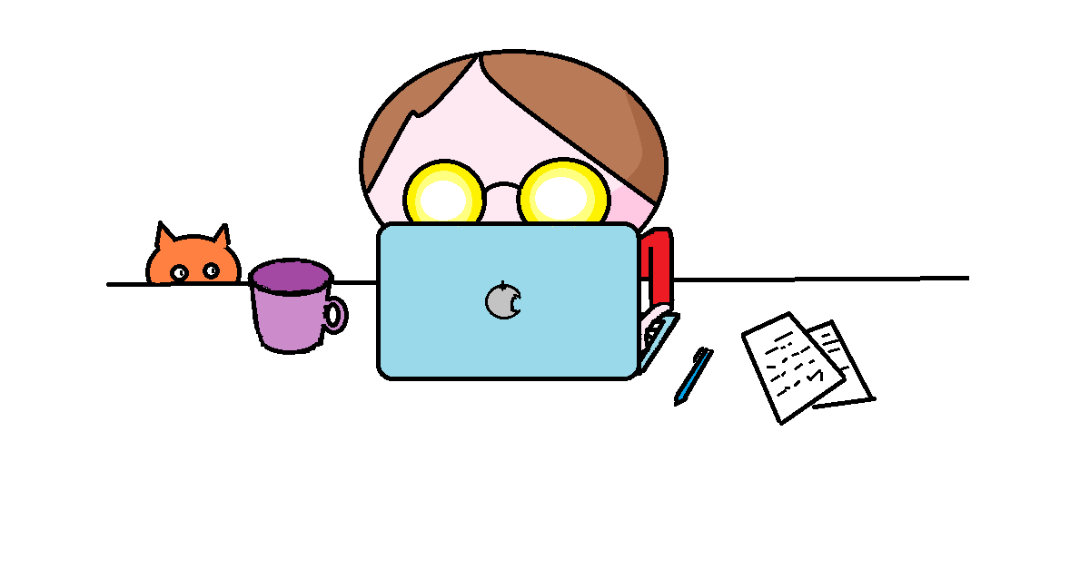 Geek with laptop