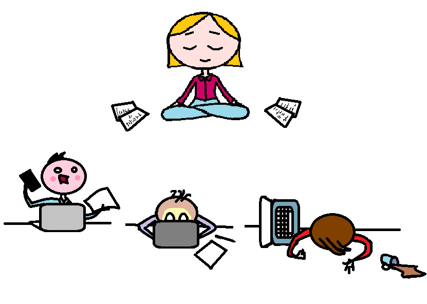 A relaxed researcher